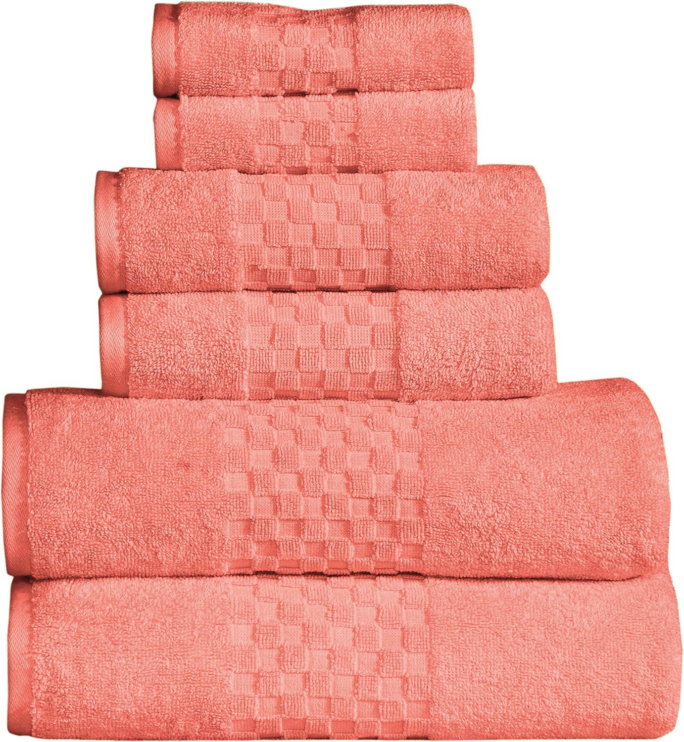 Feather & Stitch New York - Wholesale Towel Set - 100% Cotton 6-Piece 625 GSM Ultra soft Bath Towel Set6