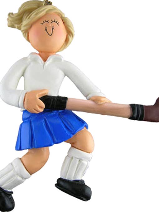 Field Hockey: Female, Blonde for wholesale by Ornament Central