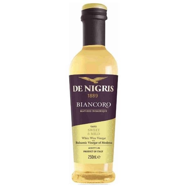 Gourmandise - Wholesale Vinegar - White balsamic aceto seasoning De Nigris 250 ml.