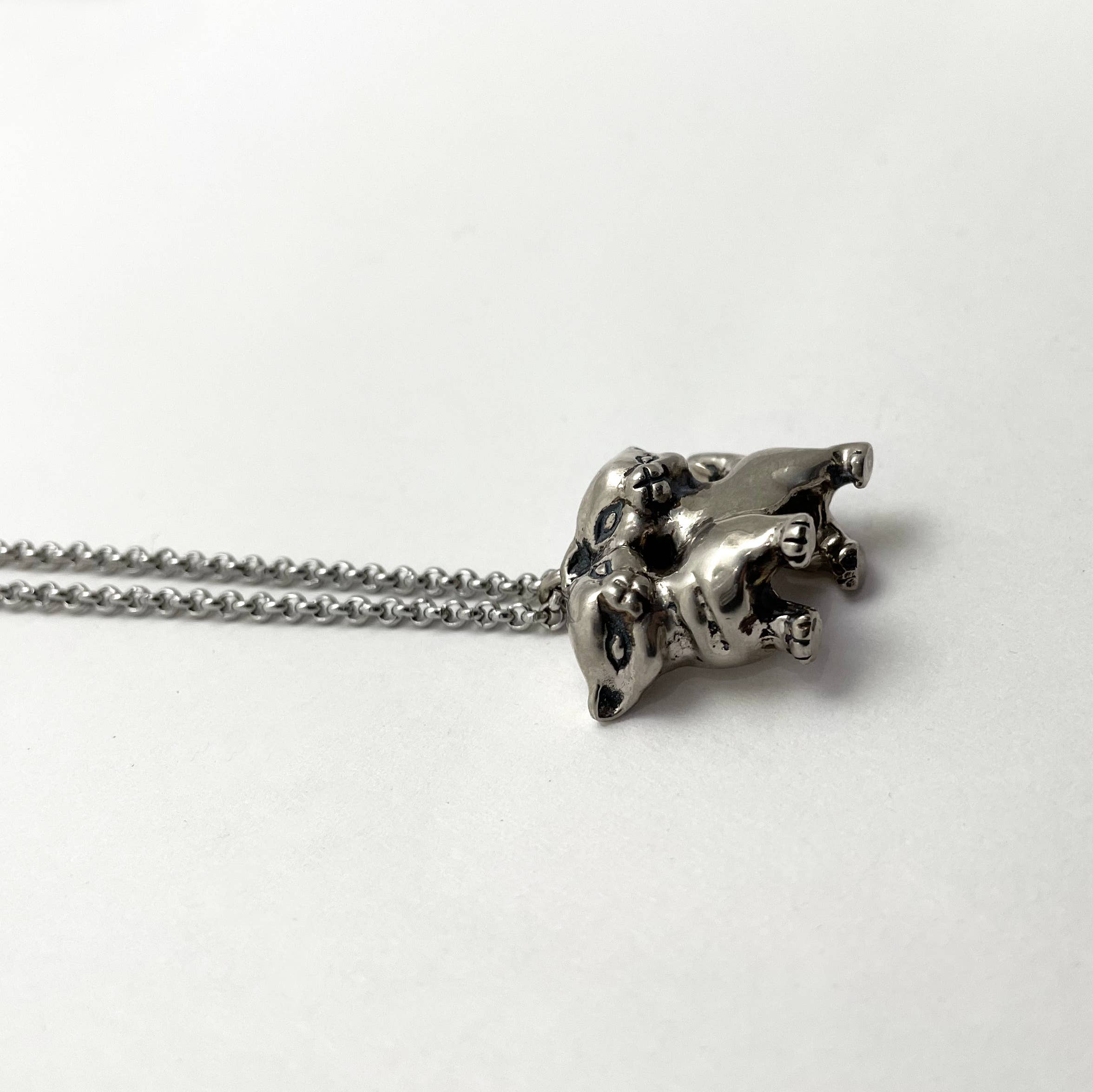 Anomaly Jewelry - Wholesale Pendant/Charm Necklace - Two Headed Cat Necklace2