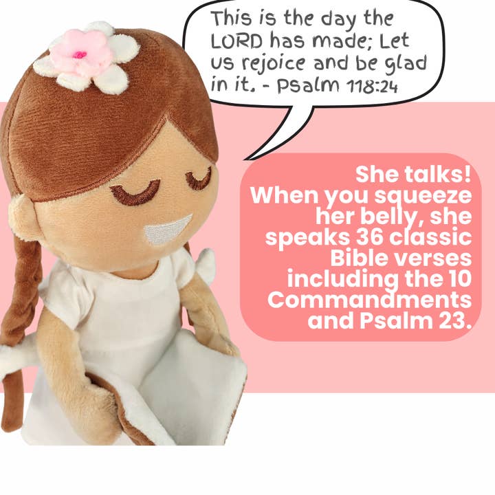 Jesusdoll.com - Wholesale Stuffed/Plush Toy - Kids & Baby - BibleGirl - Speaks 36 Bible Verses