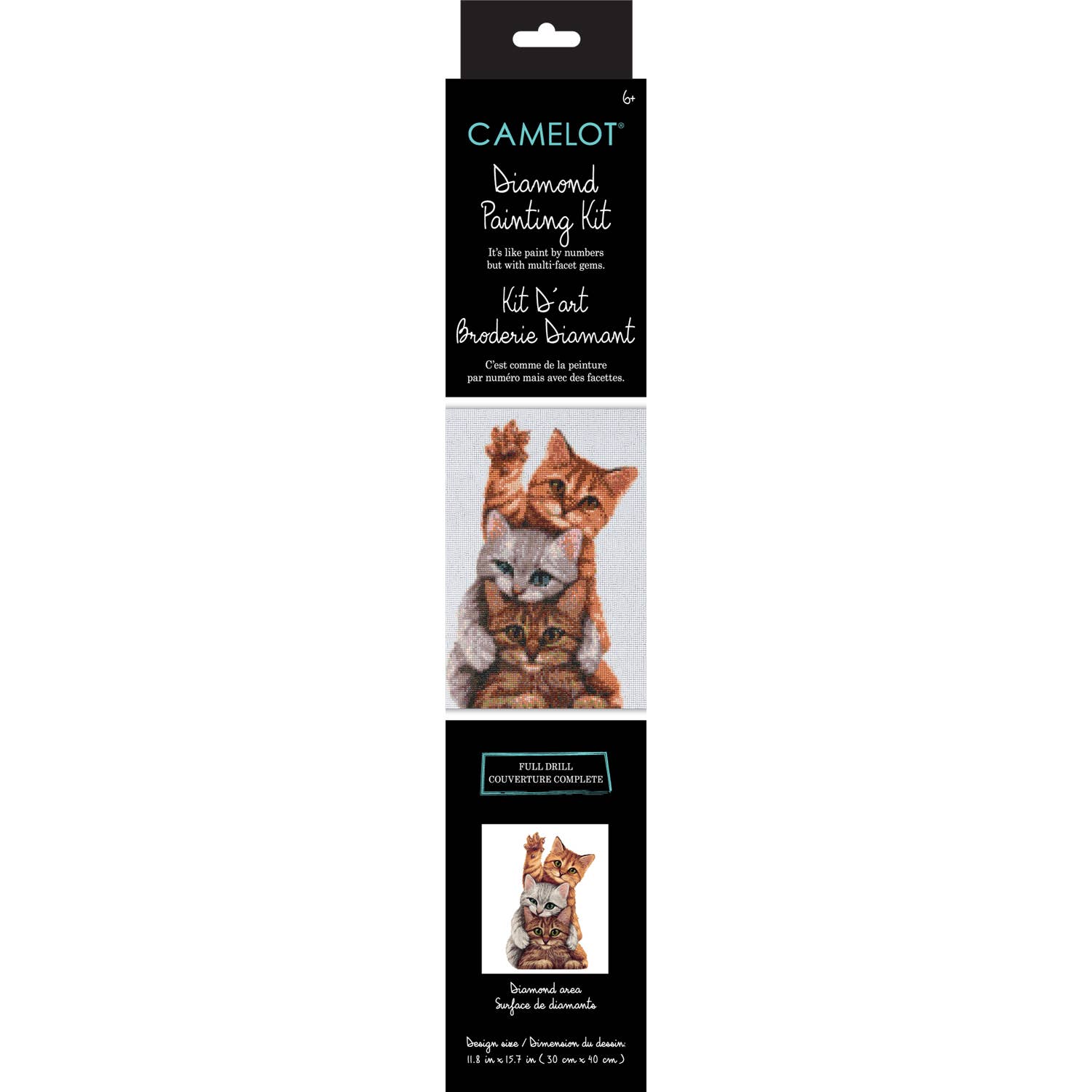  Multi Kitten Ambush Diamond Painting Kit for wholesale on Faire2