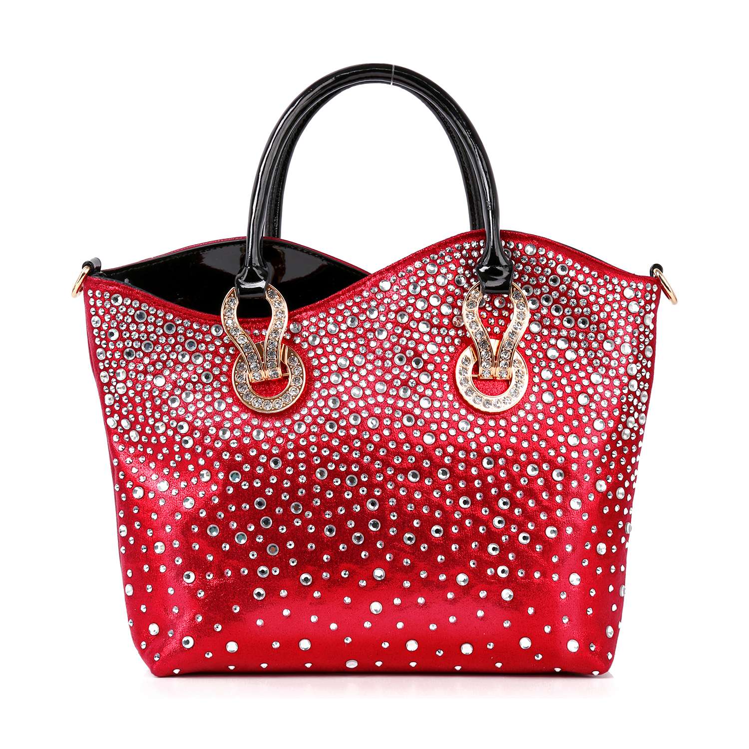 Handbag Express - Wholesale Tote Bag - Women's - Rhinestone Ombre Design Elegant Tote1