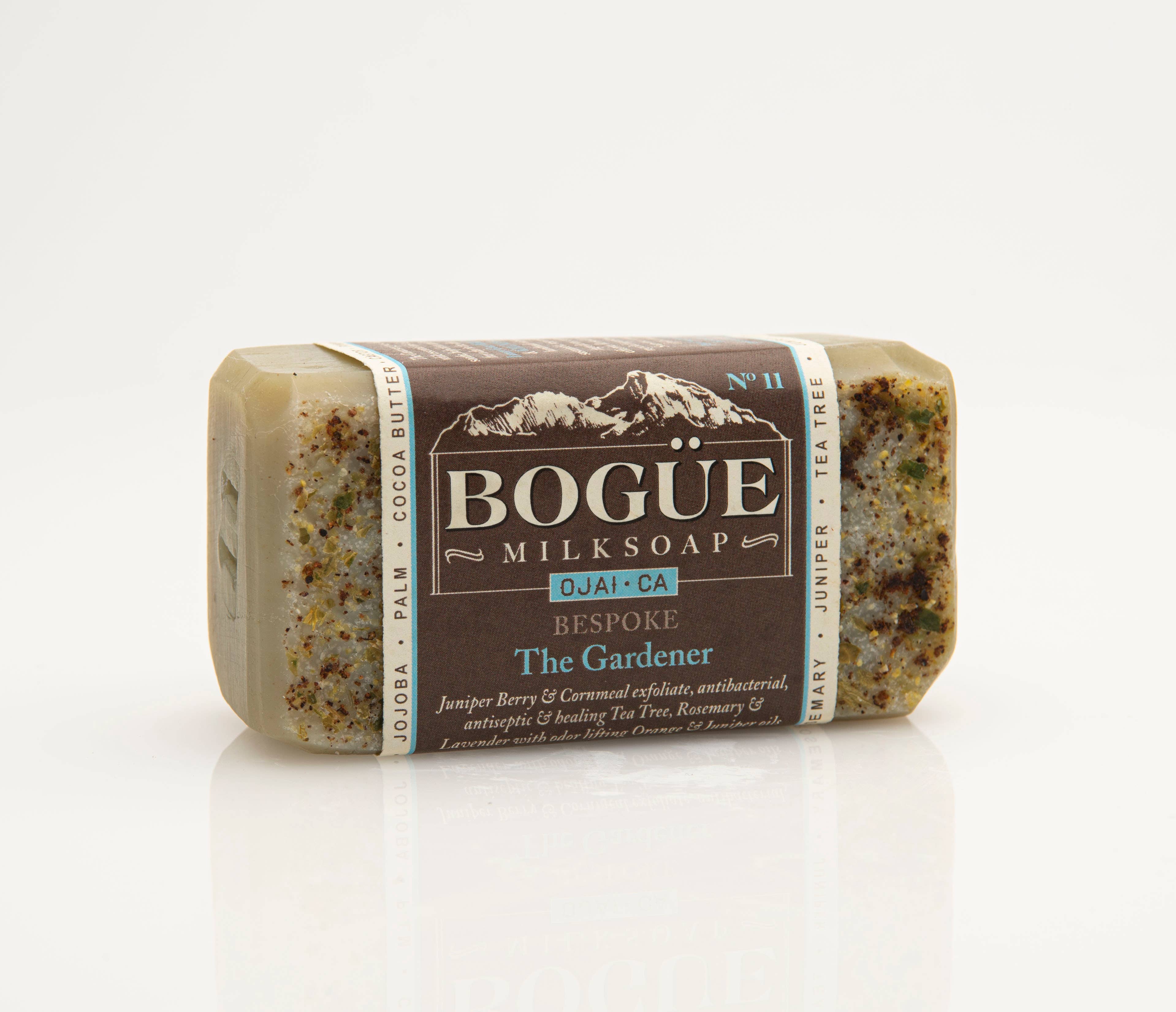Bogue Milk Soap - Wholesale Bar Soap - No.11 BESPOKE The Gardener Blend Goat Milk Bar Soap 4.5oz2