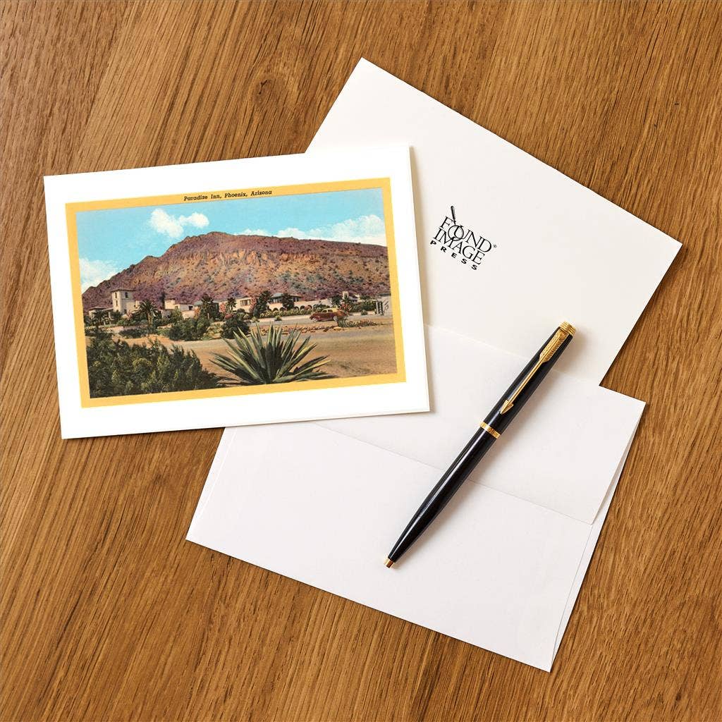 Found Image Press - Wholesale Stationery/Notecard Set - Greeting Card AZ-134 Paradise Inn, Phoenix1