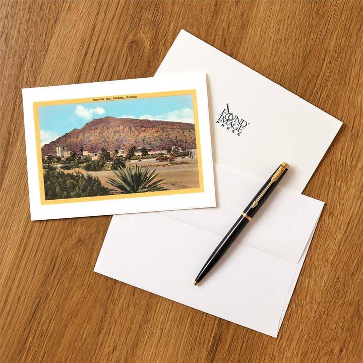 Found Image Press - Wholesale Stationery/Notecard Set - Greeting Card AZ-134 Paradise Inn, Phoenix1