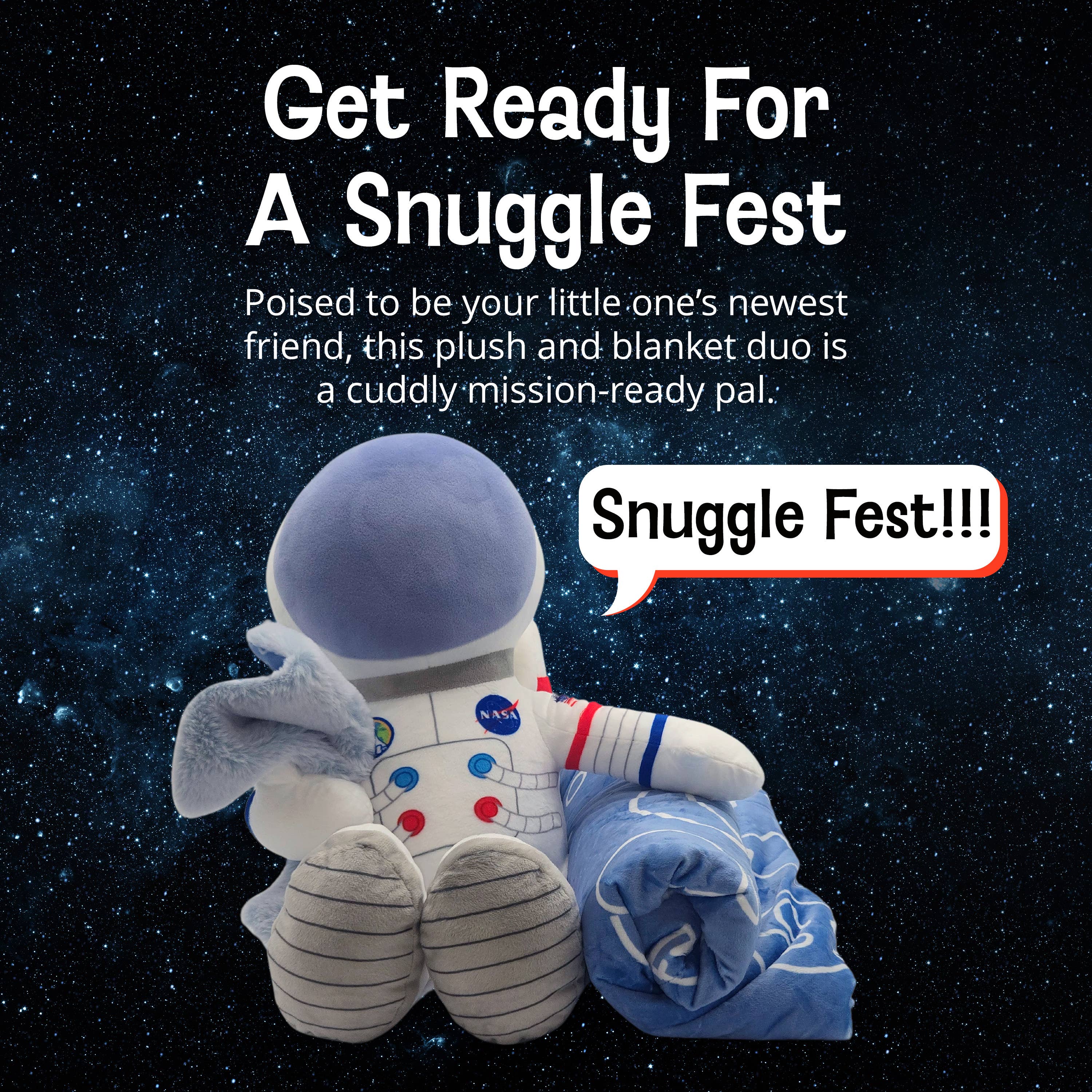 OrangeOnions - Wholesale Security/Cuddle Blanket - Baby - NASA Astronaut 2in1 Easter Blanket and Plush Blankie Bestie6