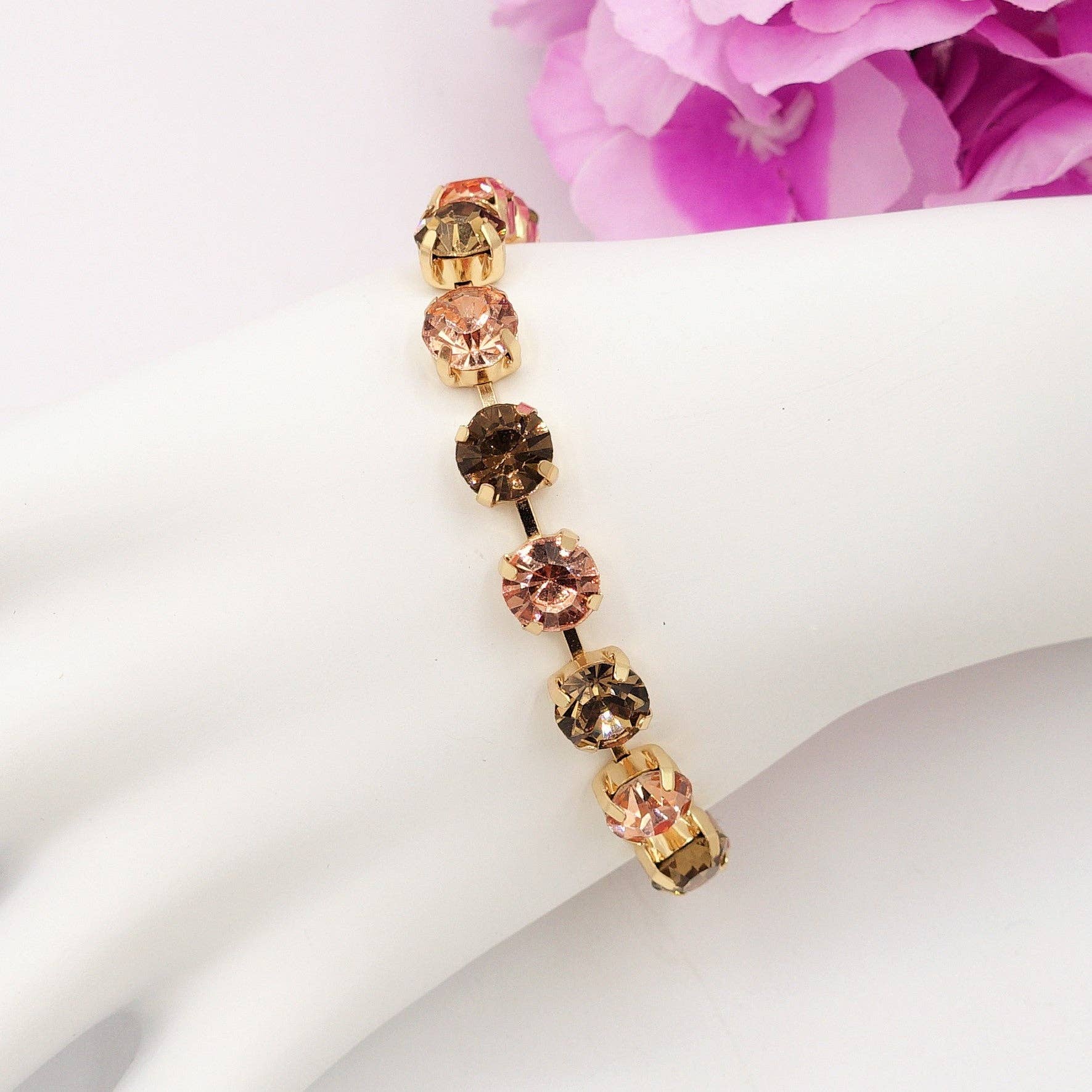 Daemon srls - Wholesale Tennis Bracelet - MICHELLE-BRACCIALE con pietre sfaccettate - LUCE COLLECTION9