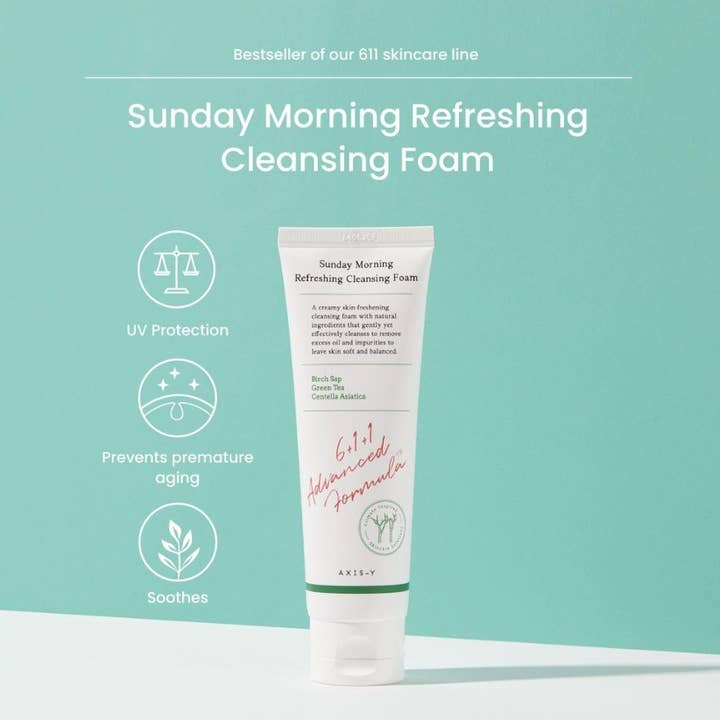 Best Beauty Group - Wholesale Facial Cleanser - AXIS Y Sunday Morning Refreshing Cleansing Foam