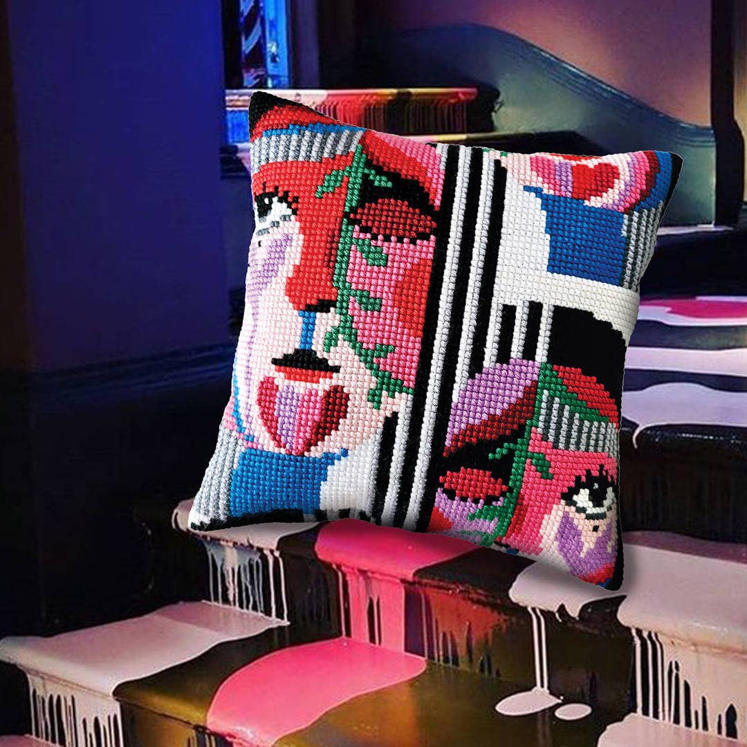 RTO&Collection D'Art (RTO Baltic OU) - Wholesale Embroidery/Cross Stitch Supplies - Needlepoint Pillow Kit Spring Collection DArt 54682