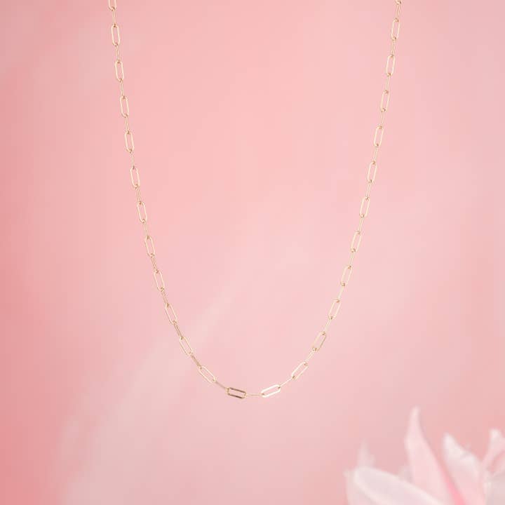 Gem Goldfill kedja länk halsband för wholesale av Mineral and Matter