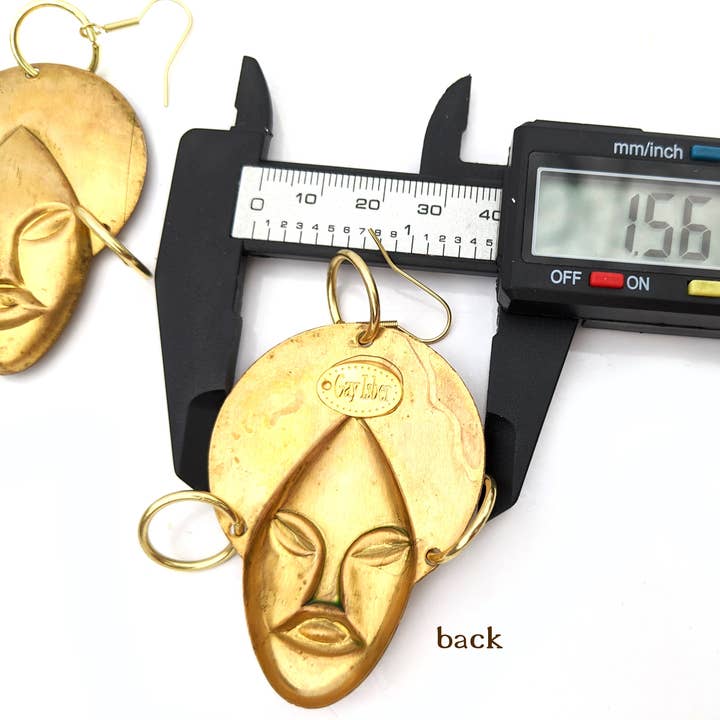 Gay Isber Designs - Wholesale Dangle Earrings - Brass Genie Earrings USA Gay Isber gift bag XL5