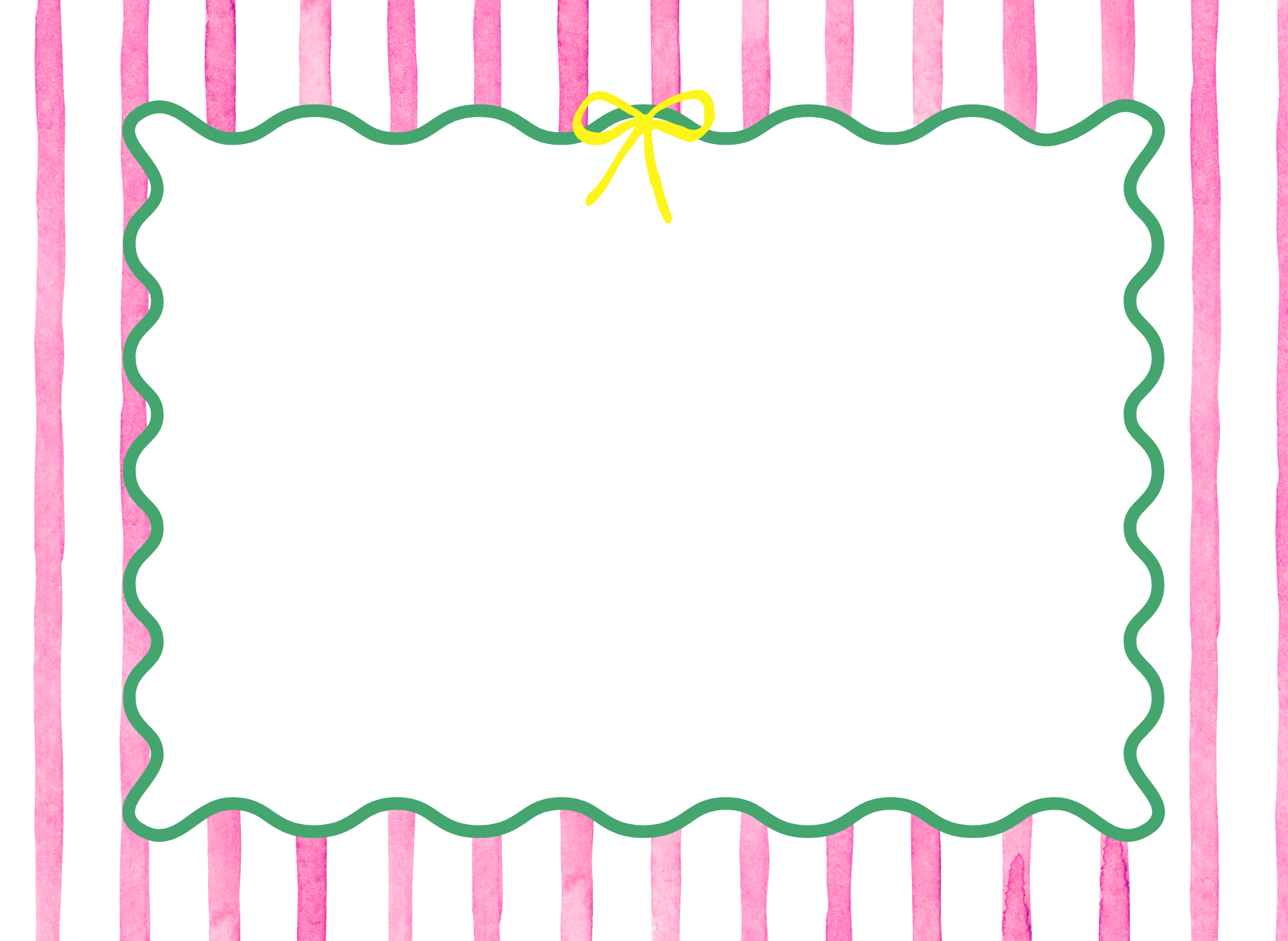 Duncan Sister Designs - Wholesale Stationery/Notecard Set - Spring Stripe Preppy Notecards – Set of 8, USA Made1