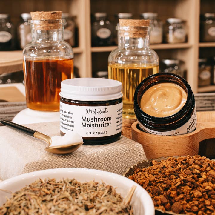 Wild Roots Herbal Care - Wholesale Facial Moisturizer - Mushroom Face and Skin Moisturizer/Lotion with Snow Mushroom