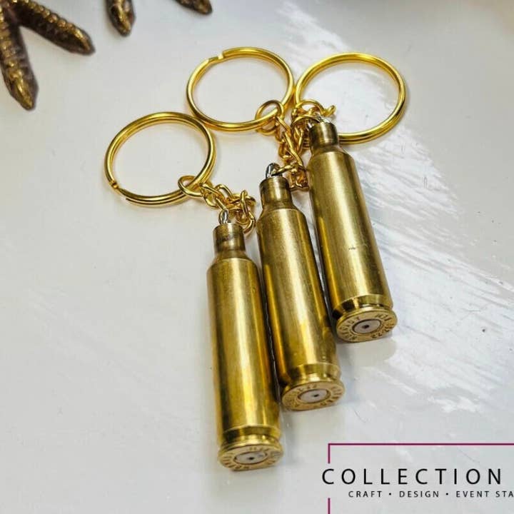 Nøglering med riflepatronskal for engroshandel hos Creative Collection