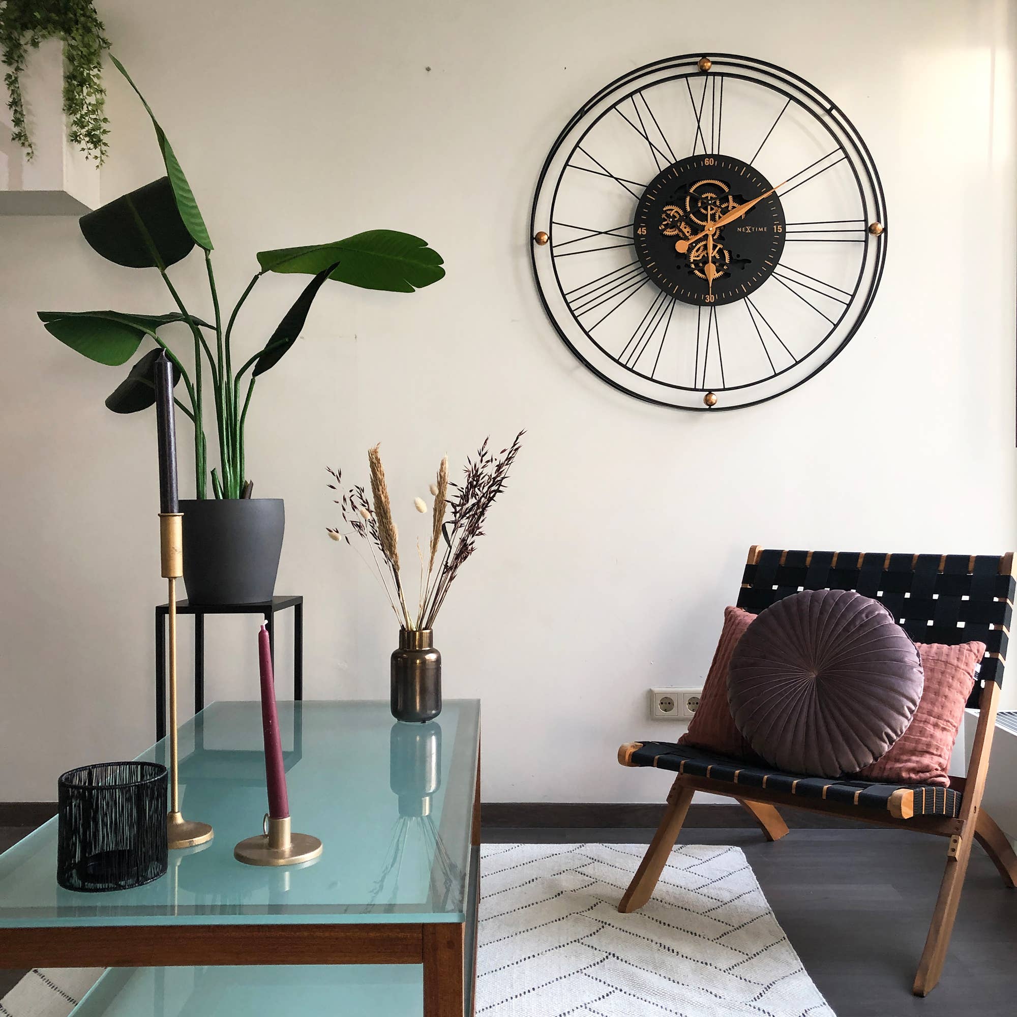 Unek Goods LLC - Wholesale Wall Clock - Roman Gear Clock XXL - 35.7"15