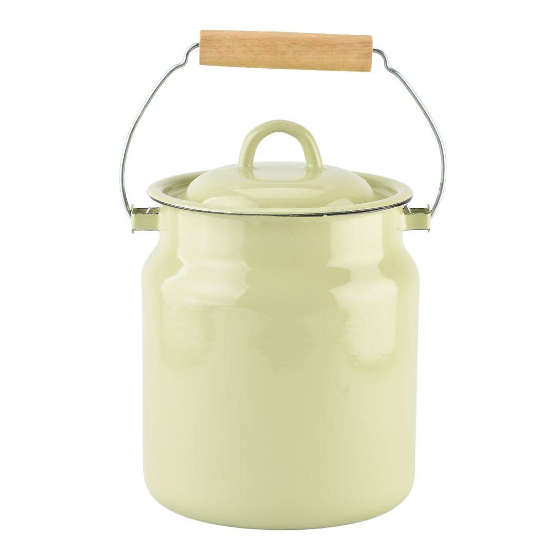 STP - Wholesale Jar - Vintage Style Enamel Milk Can with Lid 3.5-qt0