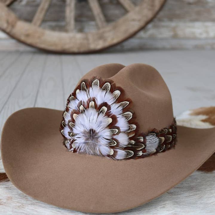Willow Lane Hat Co. - Wholesale Hat Accessory - Women's - Western Feather Hat Band - Chute