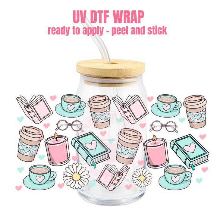 UV DTF CUP WRAP F #135 for wholesale by One Stop Cups