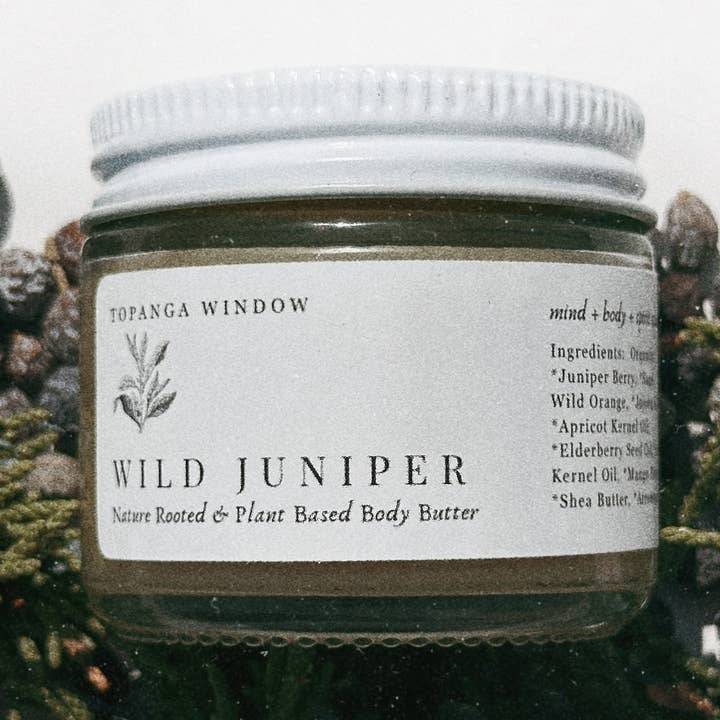 WILDER WACHOLDER KÖRPERBUTTER für den Großhandel von Topanga Window