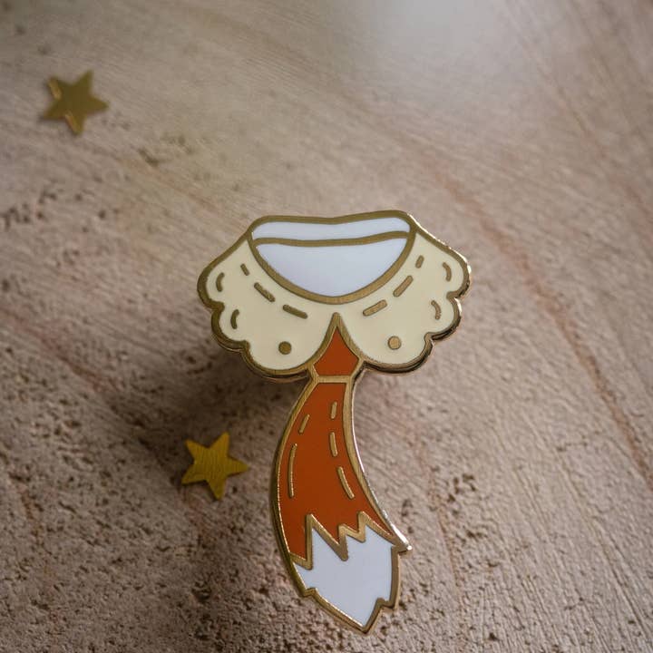 Cravatta a coda di volpe Fantastic Mr. Fox, dorata per la vendita all'ingrosso da parte di Fox & the Bear