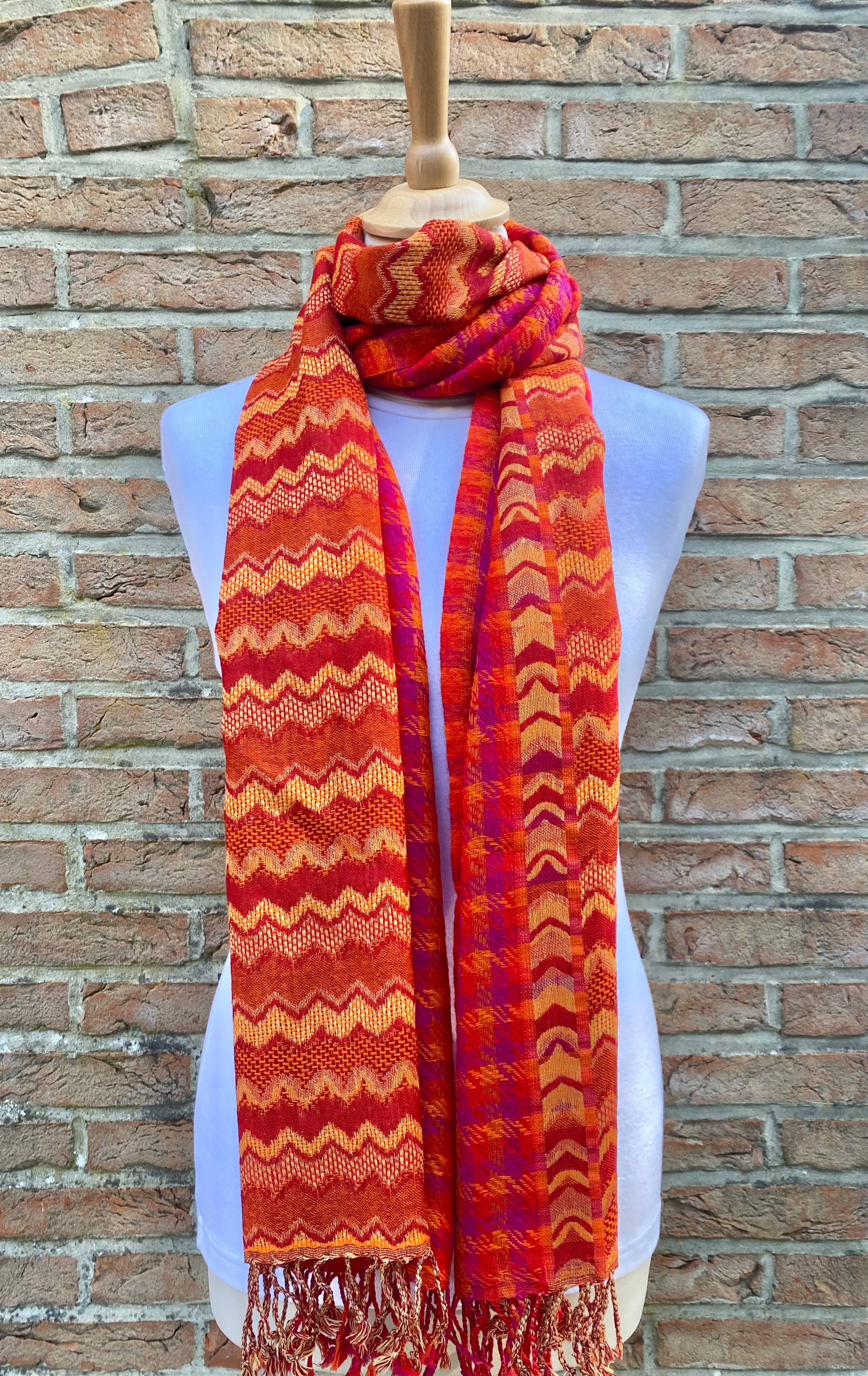 DIWALI PARIS - Vente Écharpe – unisexe - FOULARD CHENAI - 100% LAINE 2