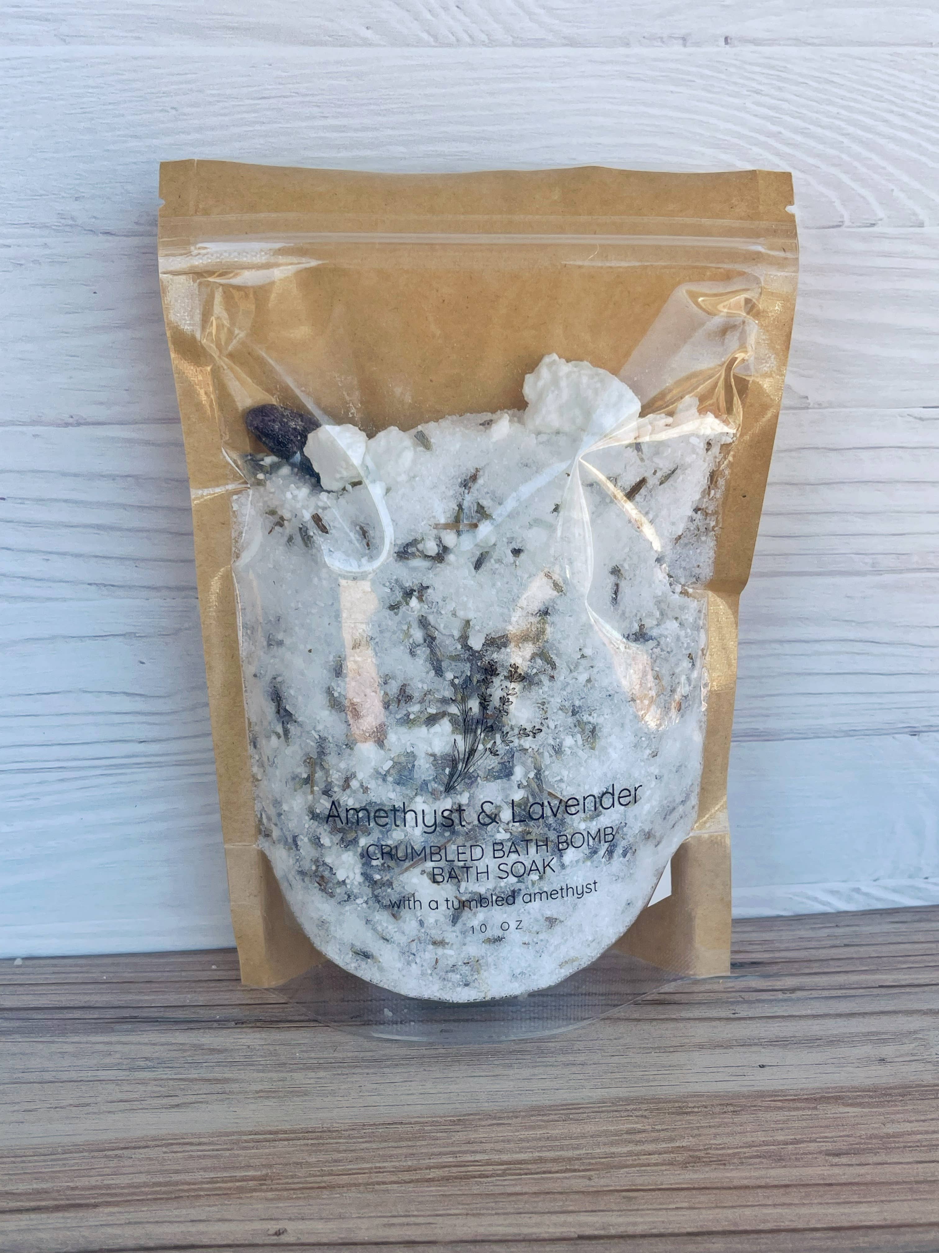 Rage Gems & Jewelry - Wholesale Bath Soak/Milk - Amethyst & Lavender Crumbled Bath Bomb Bath Soak3