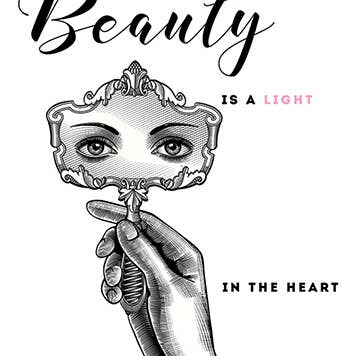 BEAUTY BIRTHDAY GREETING CARD 4.5 x 6.25" for wholesale by Calypso Cards LLC