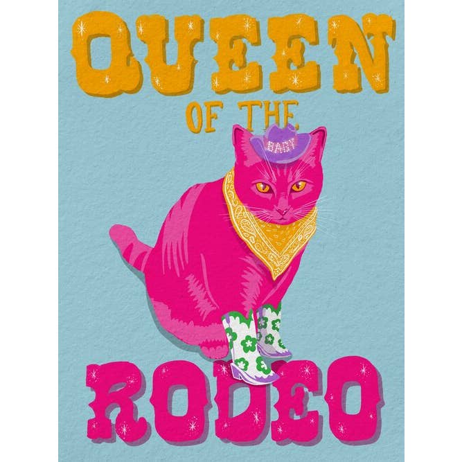 “Queen of the Rodeo” Art Print for wholesale by Big Bad Mullet