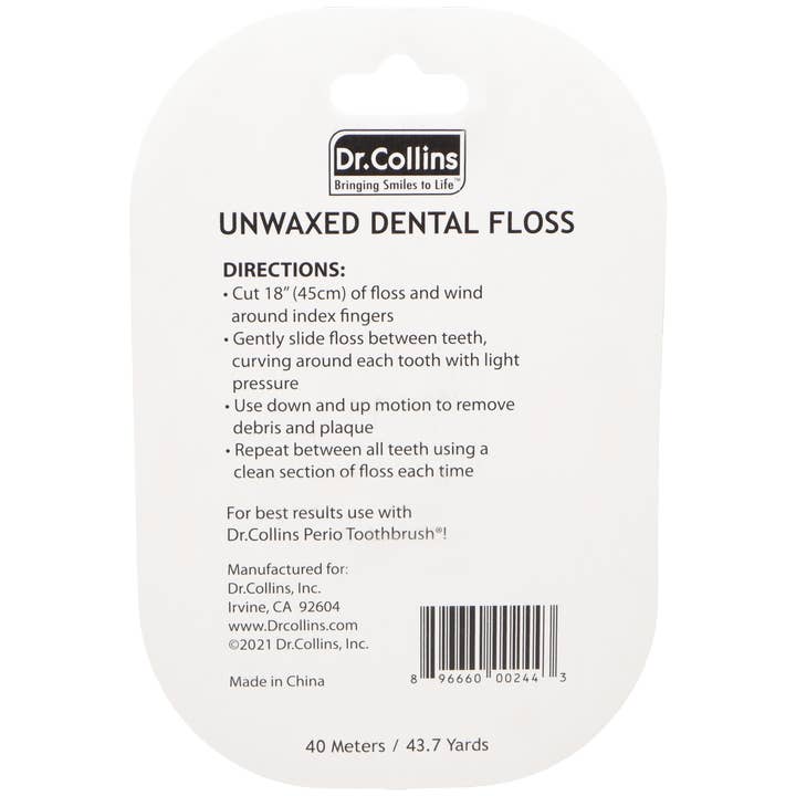Dr Collins - Wholesale Floss - Unwaxed Floss