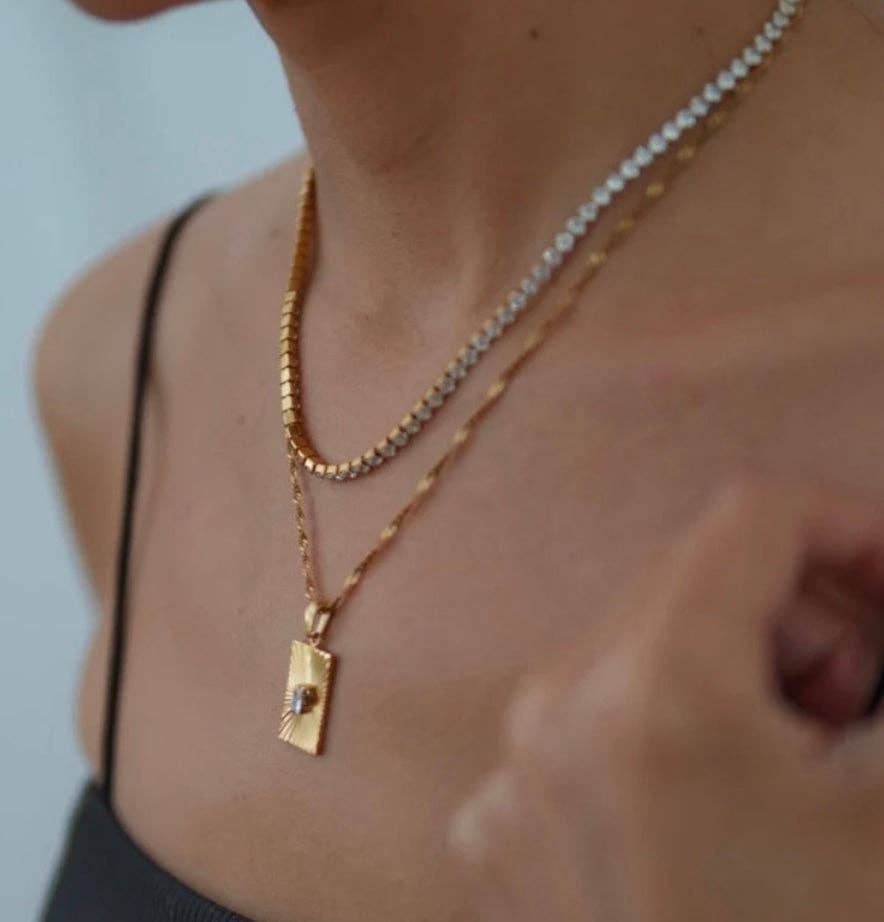 HoopLa – Engroshandel Halskæde med vedhæng – Evil Eye Talisman Tag Pendenat 14K guld stål halskæde5