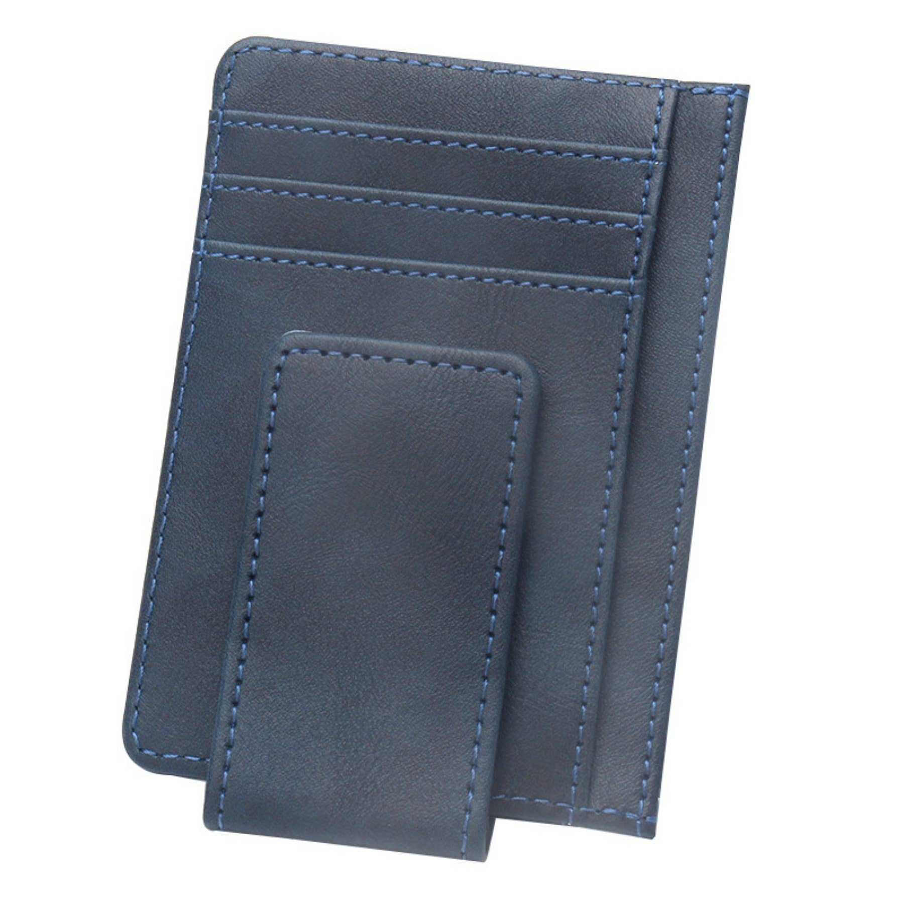 wandf - Wholesale Wallet - Men's - Money Clip Leather Magnetic Front Pocket Wallet Slim for Men2