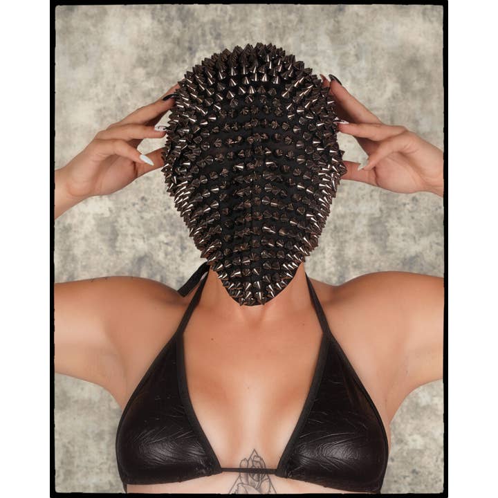 106449 - Spike máscara facial, ver através por atacado de Western Fashion