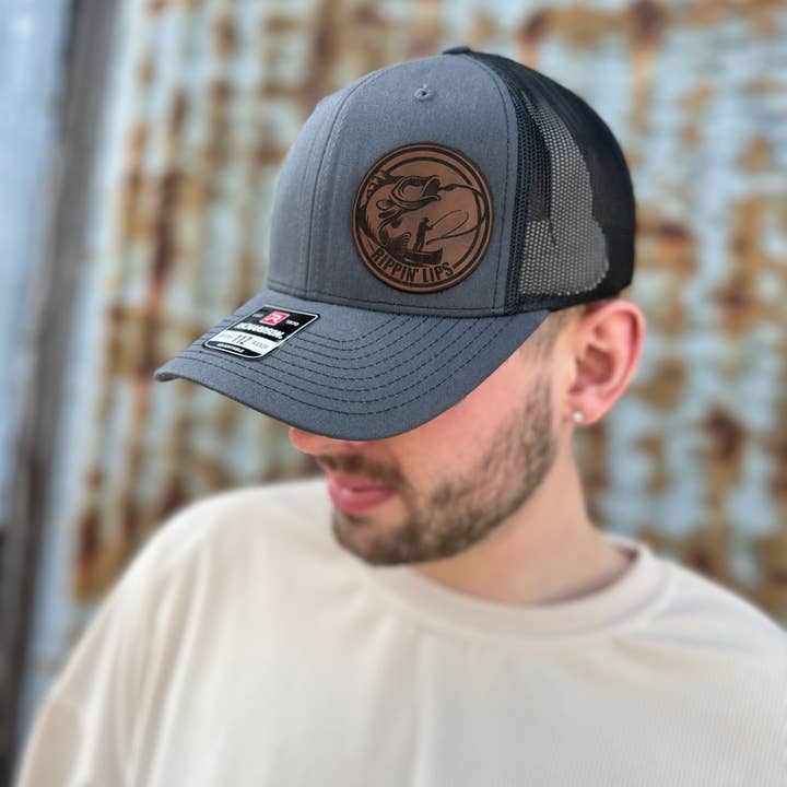 Rippin Lips Charcoal Grey Richardson 112 Baseball Cap for wholesale by RiOak Design & Hat Co.
