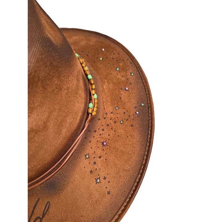 Wild Indigo - Wholesale Cowboy Hat – Women’s - Mushroom Stay Wild Moon & Star Rancher Hat Western4