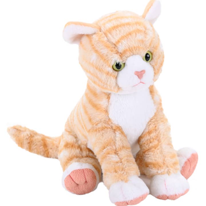 Wild Republic - Wholesale Stuffed/Plush Toy - Kids & Baby - CK Orange Tabby Cat Stuffed Animal 12"