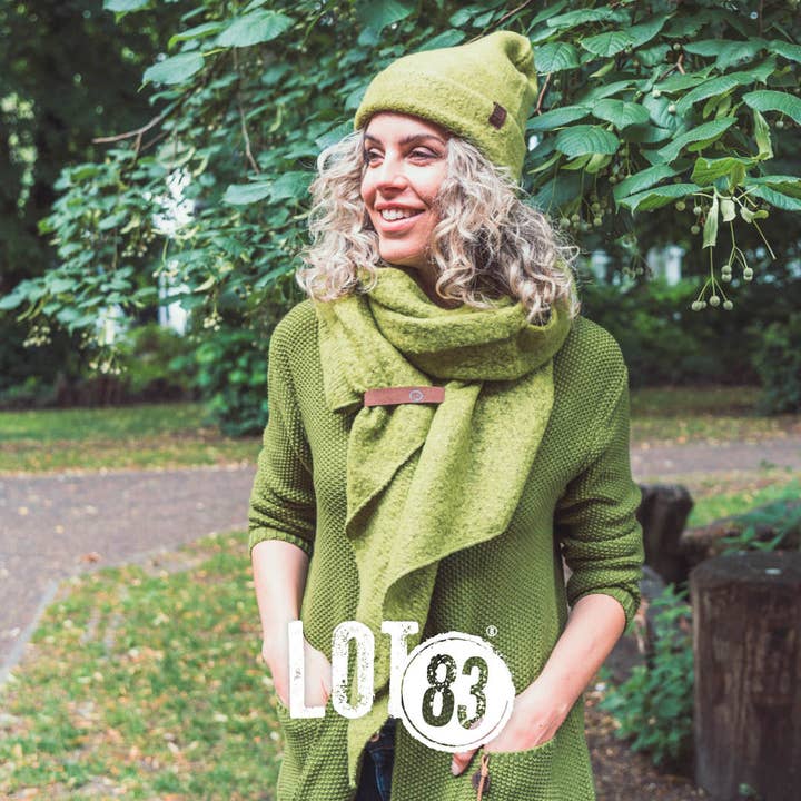 LOT83 - Wholesale Cardigan - Women's - Knitted Cardigan Noor Armygreen2