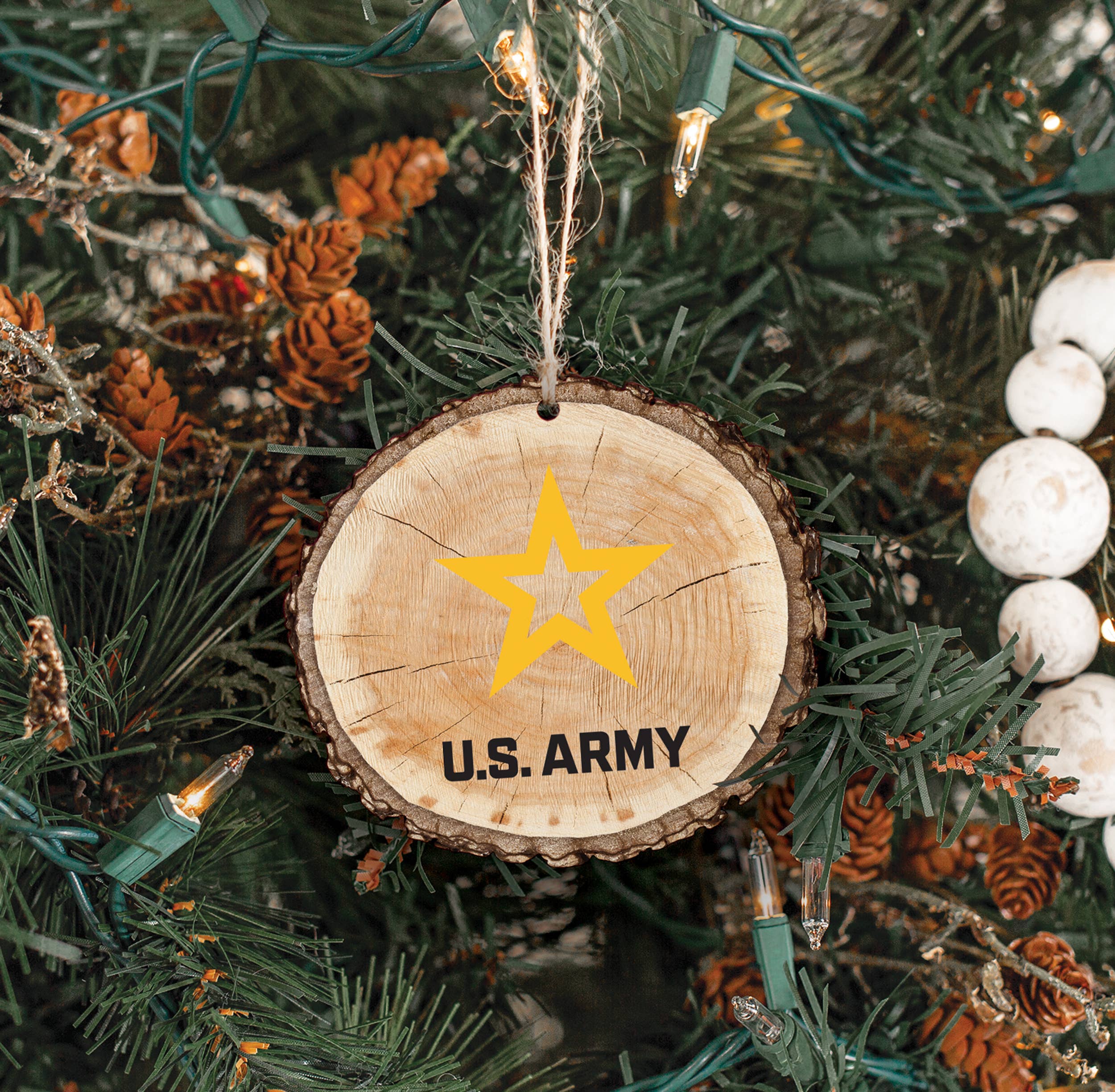 P. Graham Dunn - Wholesale Ornament - US Army Barky Ornament0