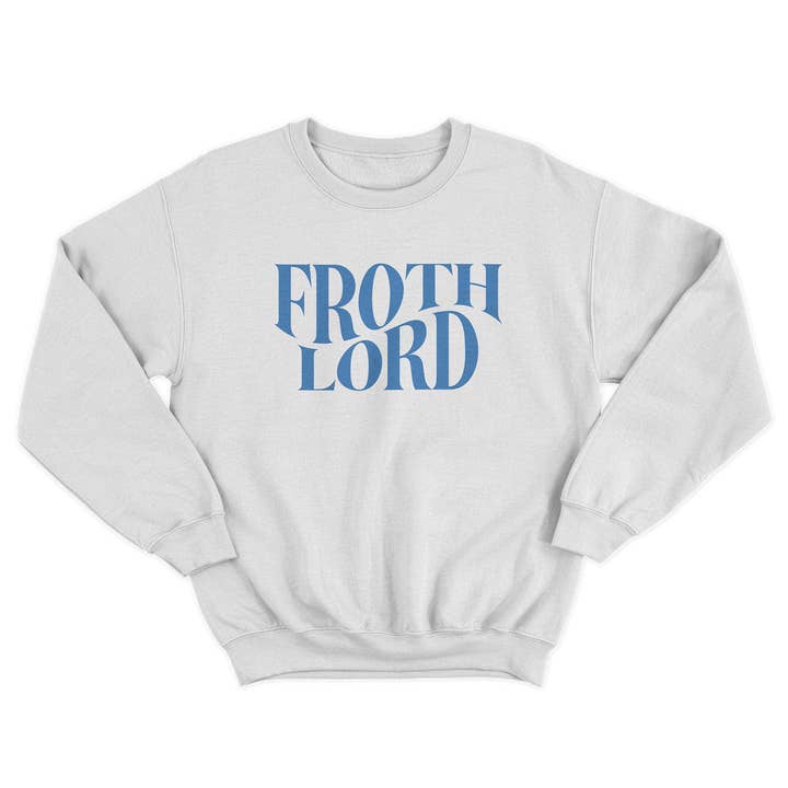 Sweat-shirt à col rond Froth Lord pour la vente par Kookslams