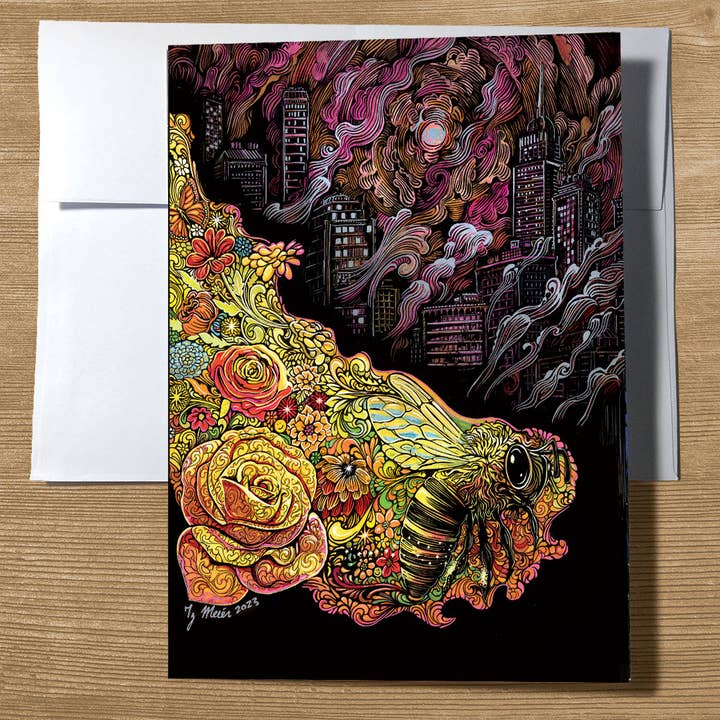 Abeja Apocalíptica: Las abejas renovarán el desastre que los humanos han hecho. para venta al por mayor de Sunny Days