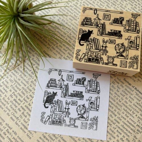 WKMC stempel 58x58mm Bogreol Væg for engroshandel hos Japacolle — Japan Collections | See Latest News in "About"