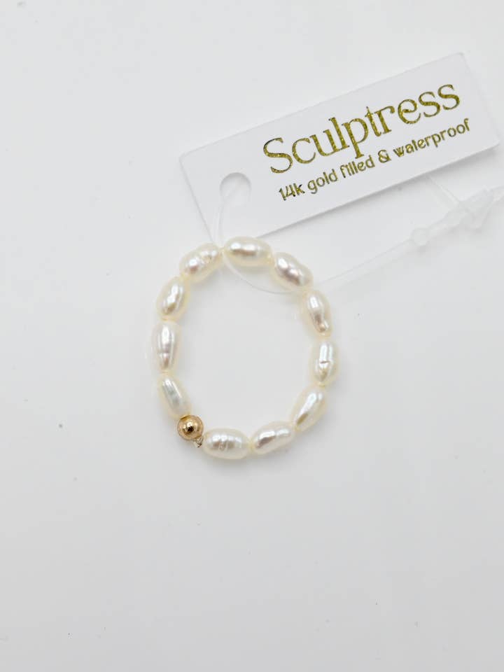 Mermaid Pearl Ring for wholesale by Sculptress