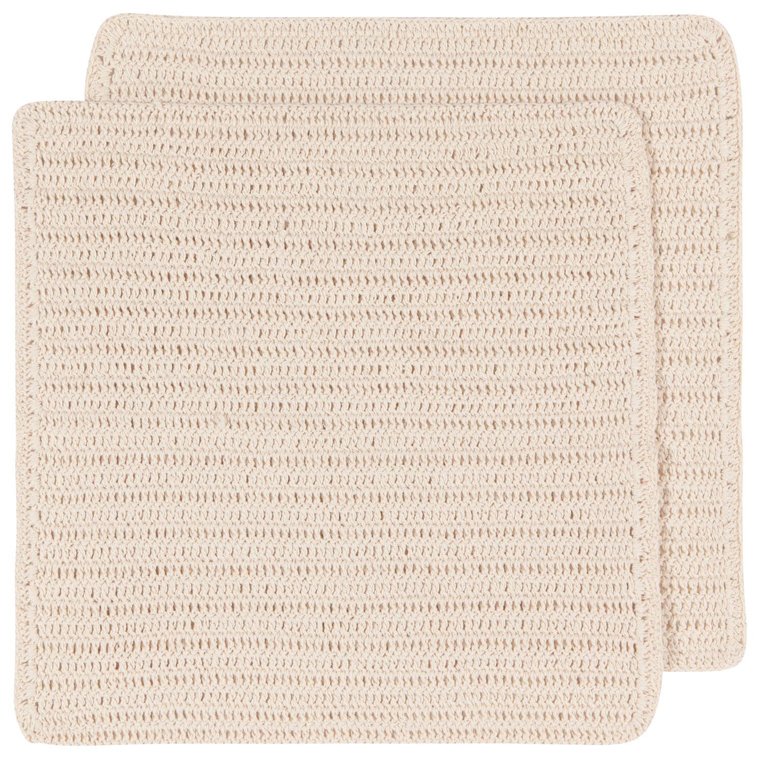 Now Designs by Danica - Wholesale Dishcloth - Homespun Natural Crocheted Dishcloths Set of 22