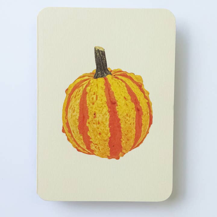 Canonbury Press - Wholesale Halloween Card - Ornamental Gourd No.4 Greeting Card | Autumn Fall Halloween