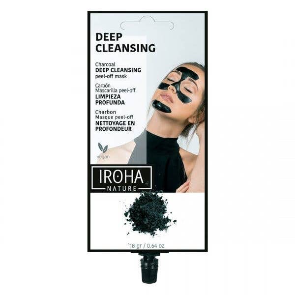 Iroha Nature - Wholesale Skincare Face Mask - Creamy Mask - Peel-Off | Deep Cleansing | Charcoal (T Zone)