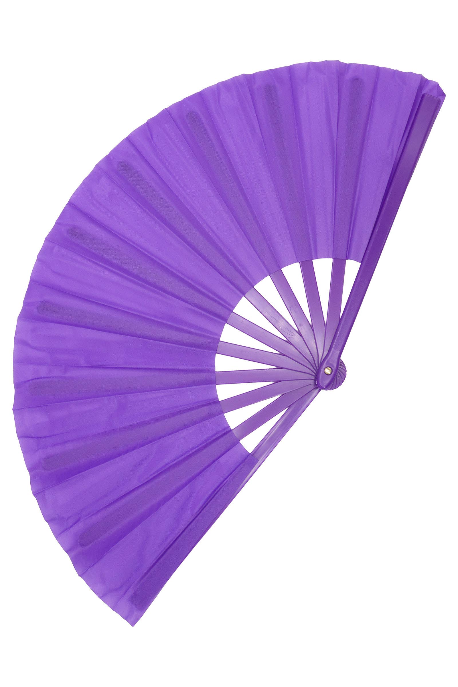 ASSORTED Large Solid Line Dance Folding Fan - 13 Inch for wholesale on Faire10