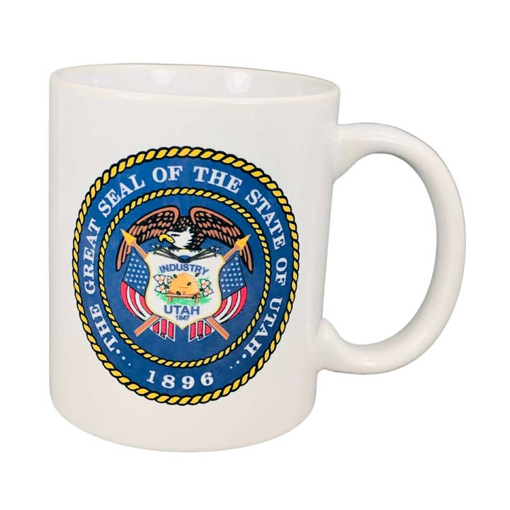 Mug - State Seal Utah - USA for wholesale by Astur Pins