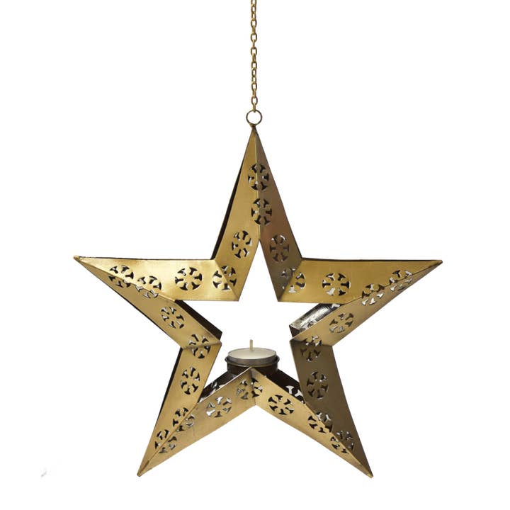 Mira Fair Trade - Wholesale Lantern - Hanging Star Lantern2