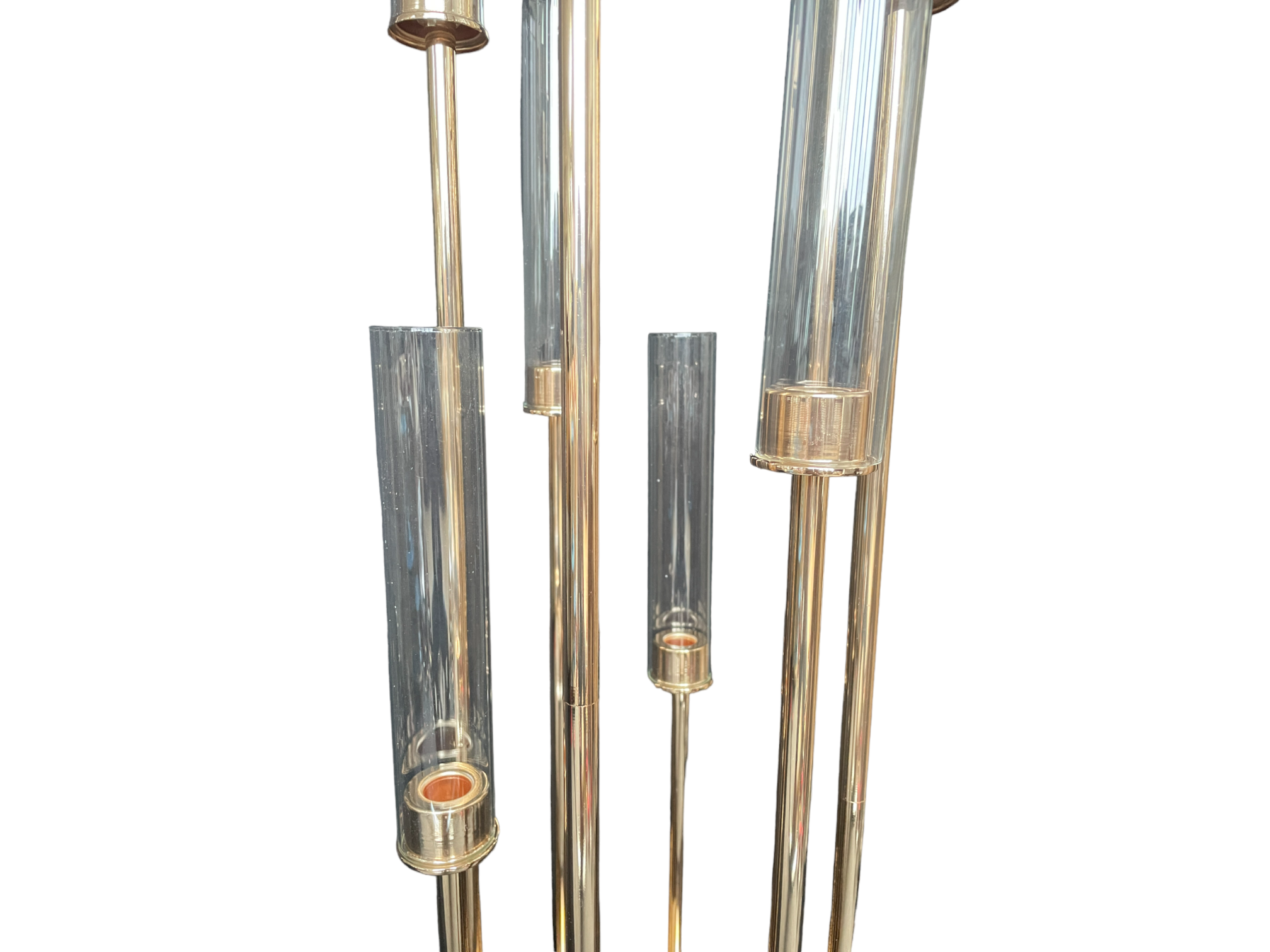 Decor N Beyond - Wholesale Candle Holder - 50" Gold 8 Arm Metal Candlestick Candelabra Centerpiece4
