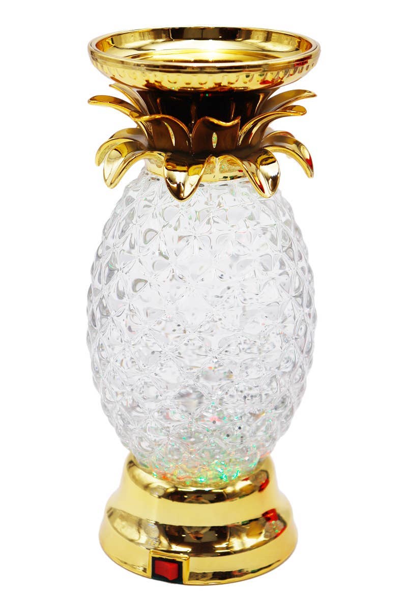 Sortiert Farbenwechselnder Ananas-Drehlichtständer mit mehrfarbigem LED-Glitzer für den Großhandel auf Faire5